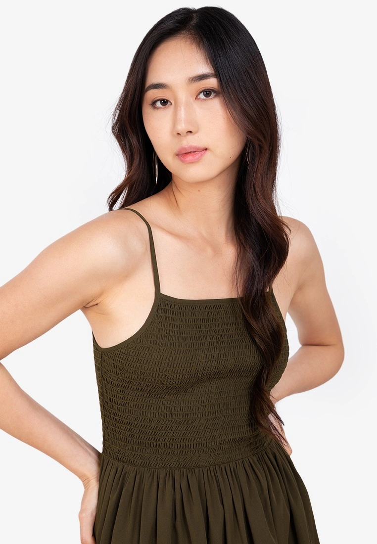 ZALORA BASICS Cami Smocked Mini Dress - Billede 3