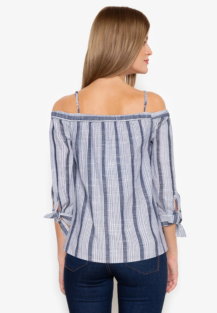ZALORA BASICS Off Shoulder 3/4 Sleeve Top - Billede 2