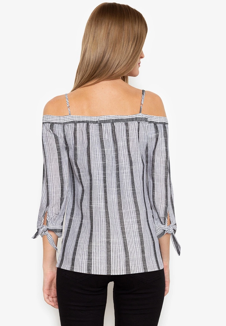 ZALORA BASICS Off Shoulder 3/4 Sleeve Top - Billede 2