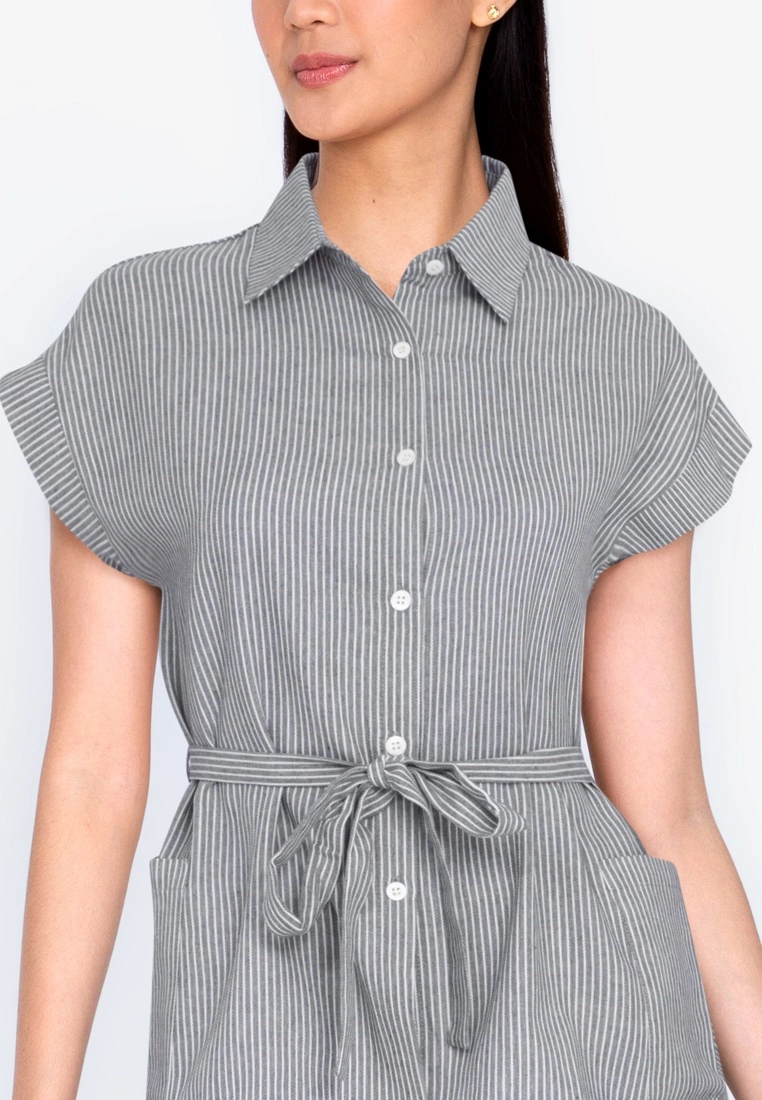 ZALORA BASICS Cuffed Sleeve Shirt with Pockets - Billede 3