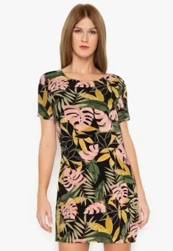 ZALORA BASICS Round Neck T Back Dress