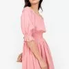 ZALORA BASICS Off Shoulder Balloon Sleeves Mini Dress