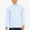 ZALORA BASICS Stripe Zip Pocket Shirt