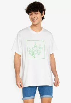 ZALORA BASICS Floral T-Shirt