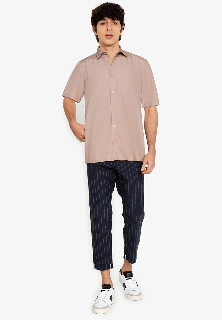 ZALORA BASICS Drawstring Short Sleeve Shirt - Billede 4