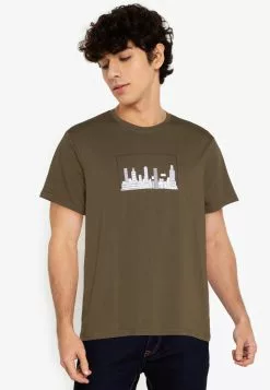 ZALORA BASICS Cityscape T-Shirt