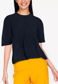ZALORA BASICS Puff Sleeve Top