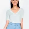 ZALORA BASICS T Back Short Sleeve Top