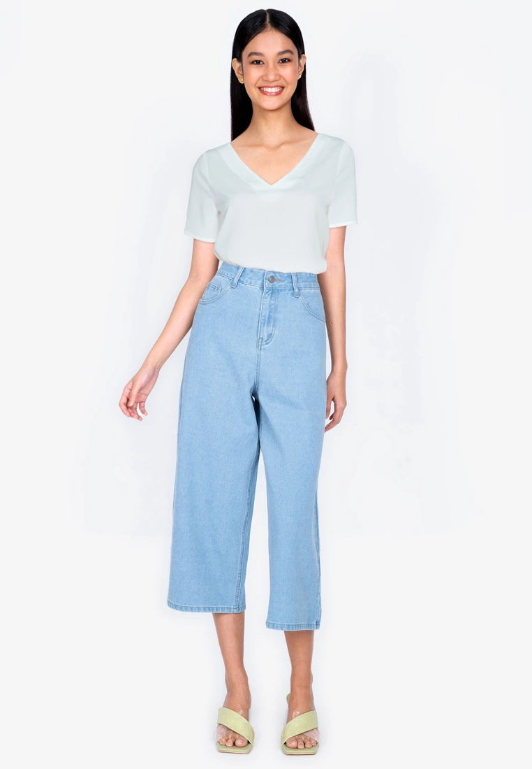 ZALORA BASICS T Back Short Sleeve Top - Billede 4