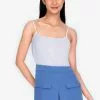 ZALORA BASICS Gathered Front Cami Top