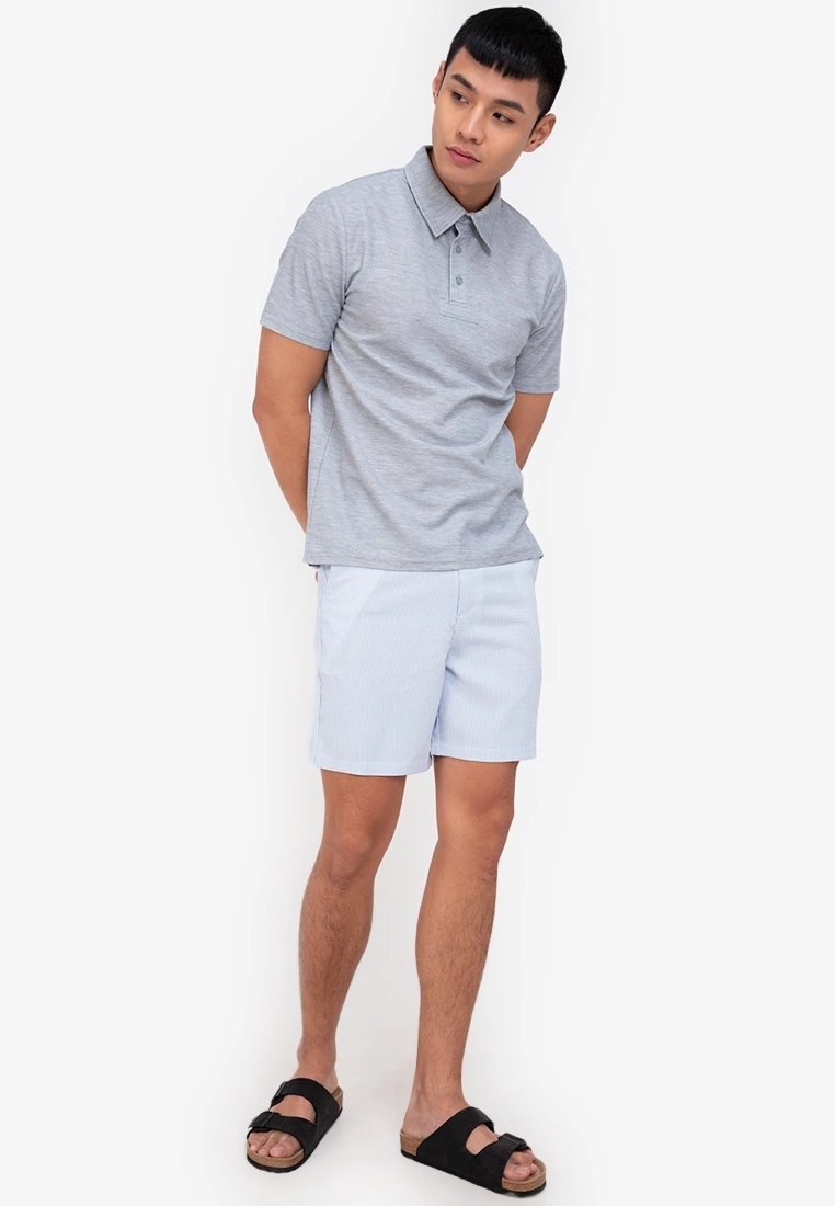 ZALORA BASICS Placket Detail Polo Shirt - Billede 4