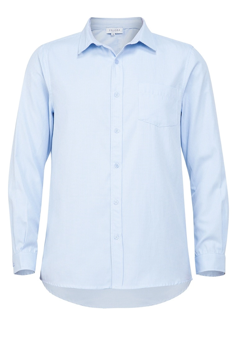 ZALORA BASICS Dobby Weave Long Sleeve Shirt - Billede 5