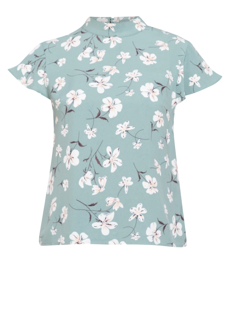 ZALORA BASICS Mock Neck Cap Sleeves Top - Billede 5