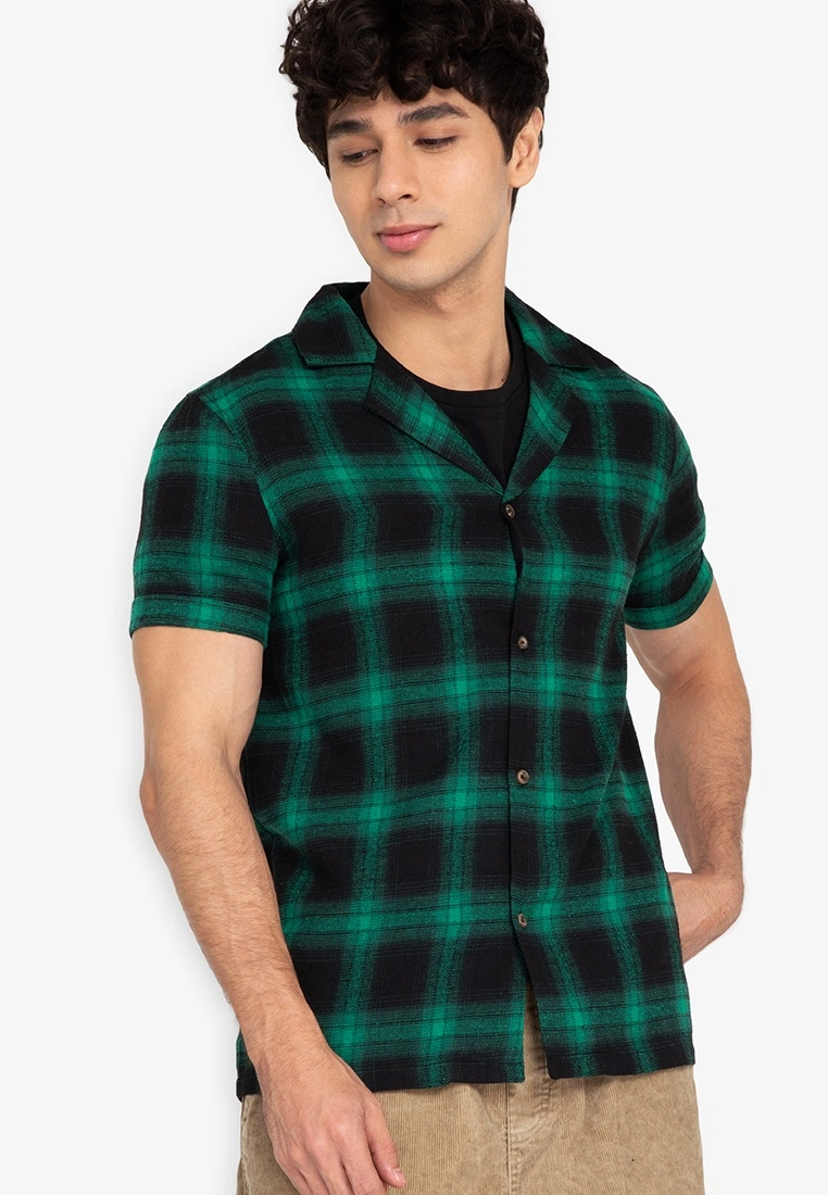 ZALORA BASICS Checkered Bowling Shirt - Billede 7