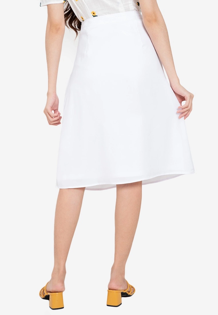 ZALORA BASICS Button Drape Skirt - Billede 2