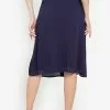 ZALORA BASICS Button Drape Skirt
