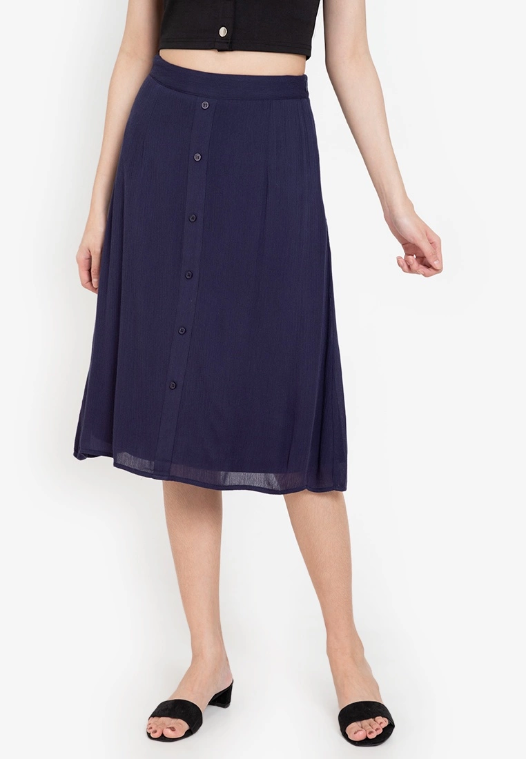 ZALORA BASICS Button Drape Skirt - Billede 2