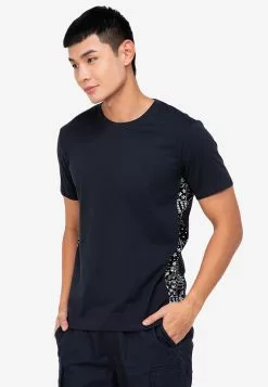 ZALORA BASICS Side Panelled T-Shirt