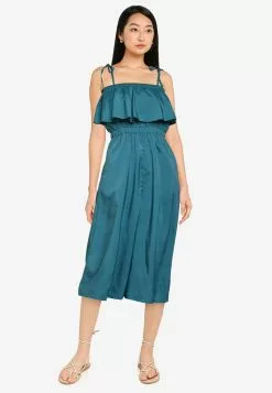 ZALORA BASICS Tie Strap Jumpsuit