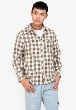 ZALORA BASICS Classic Plaid Shirt
