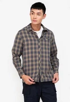 ZALORA BASICS Classic Plaid Shirt