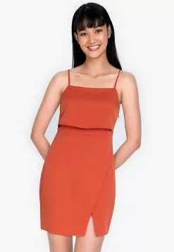 ZALORA BASICS Double Layer Cami Mini Dress
