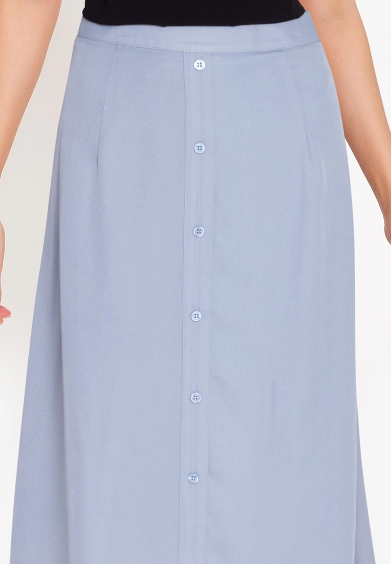 ZALORA BASICS Button Drape Skirt - Billede 3