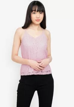 ZALORA BASICS Lace Cami Top