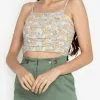 ZALORA BASICS Ruched Cami Crop Top