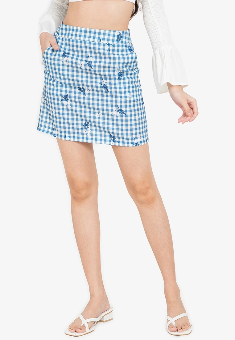 ZALORA BASICS 100% Recycled Polyester Pocket Skirt