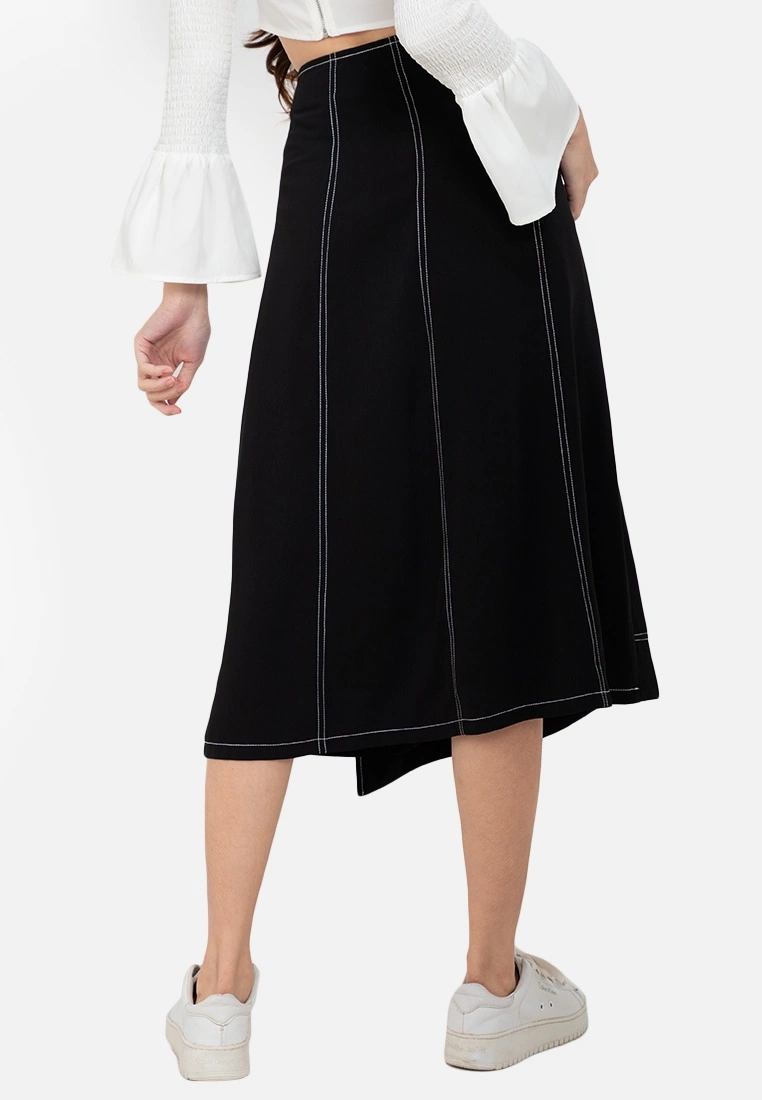 ZALORA BASICS 100% Recycled Polyester Wrap Skirt - Billede 2
