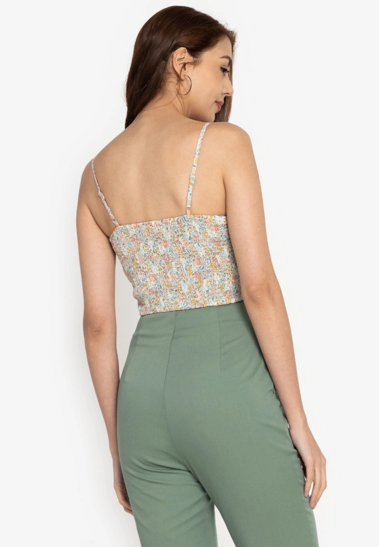 ZALORA BASICS Ruched Cami Crop Top - Billede 6