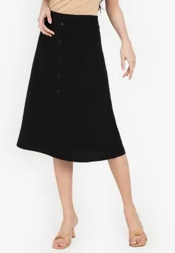 ZALORA BASICS 100% Recycled Polyester Drape Skirt