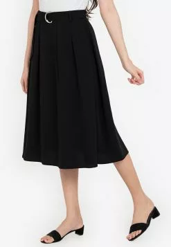 ZALORA BASICS 100% Recycled Polyester Buckle Skirt