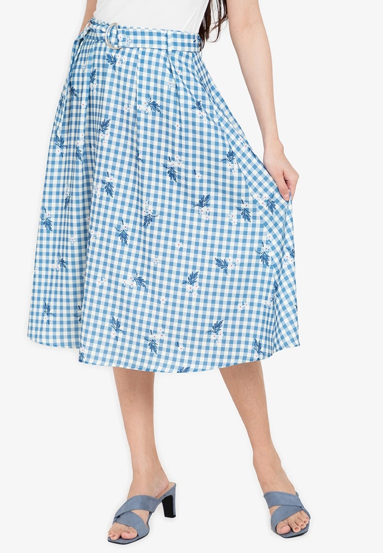 ZALORA BASICS 100% Recycled Polyester Buckle Skirt