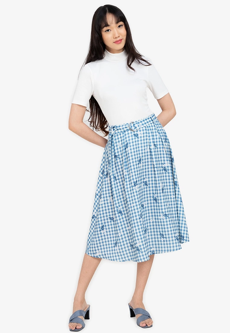 ZALORA BASICS 100% Recycled Polyester Buckle Skirt - Billede 4