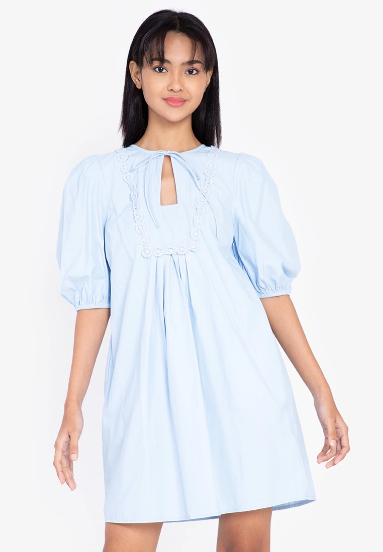 ZALORA BASICS Trim Bib Dress - Billede 5