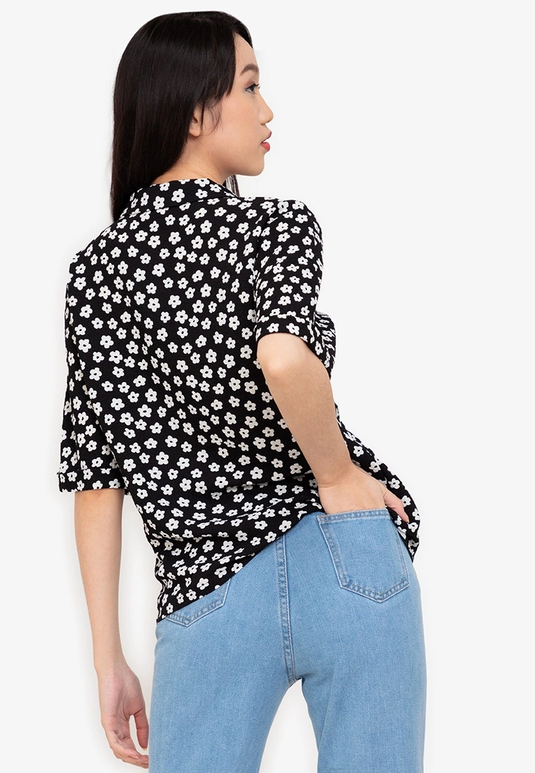 ZALORA BASICS Revere Collar Top - Billede 2