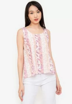 ZALORA BASICS Scoop Neck Tank Top