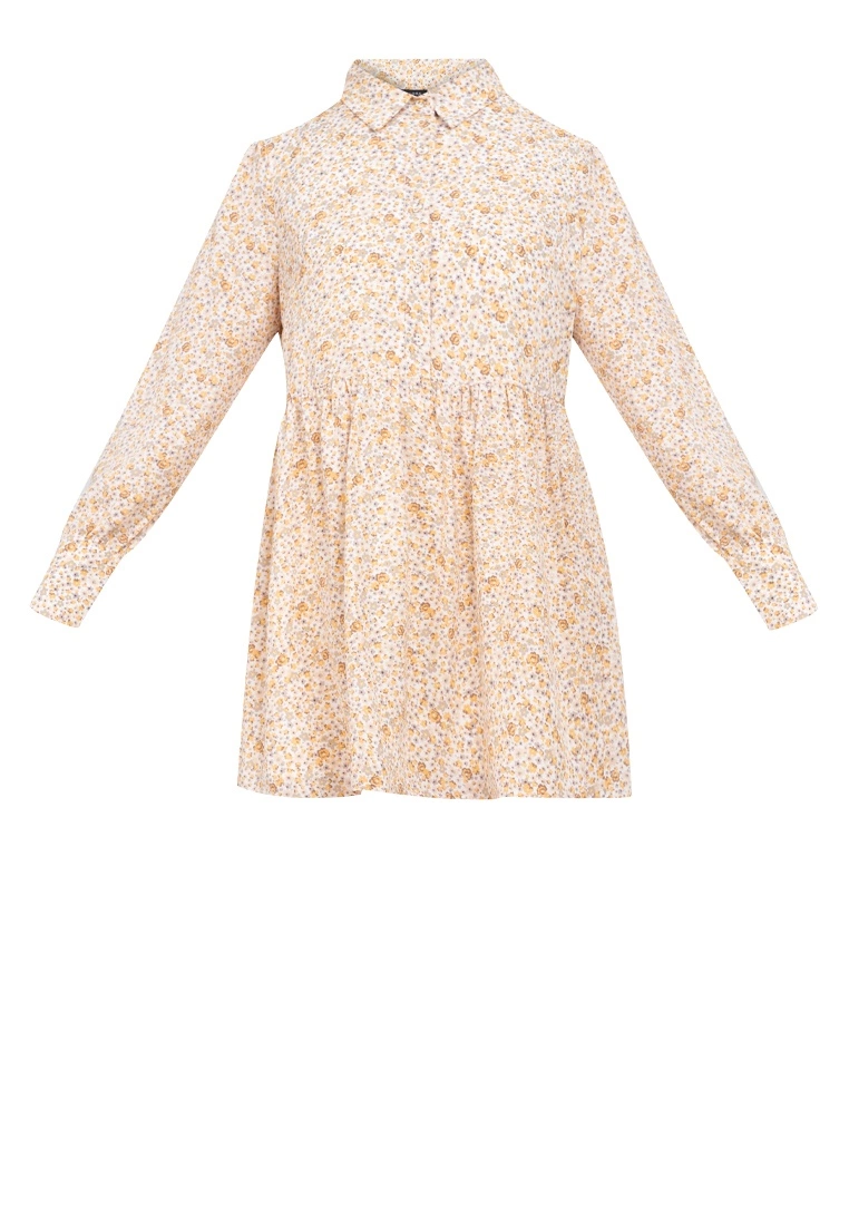 ZALORA BASICS Puff Sleeve Shirt Dress - Billede 5