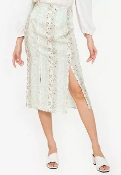 ZALORA BASICS Front Split Skirt