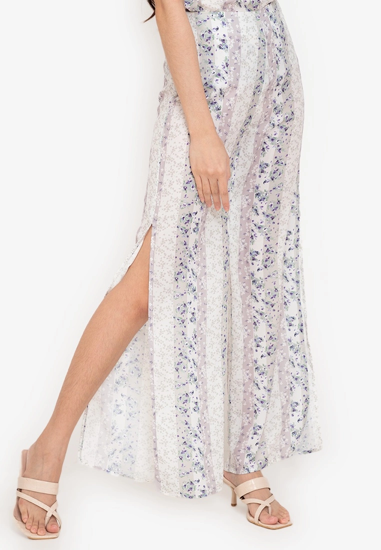 ZALORA BASICS Side Split Pants