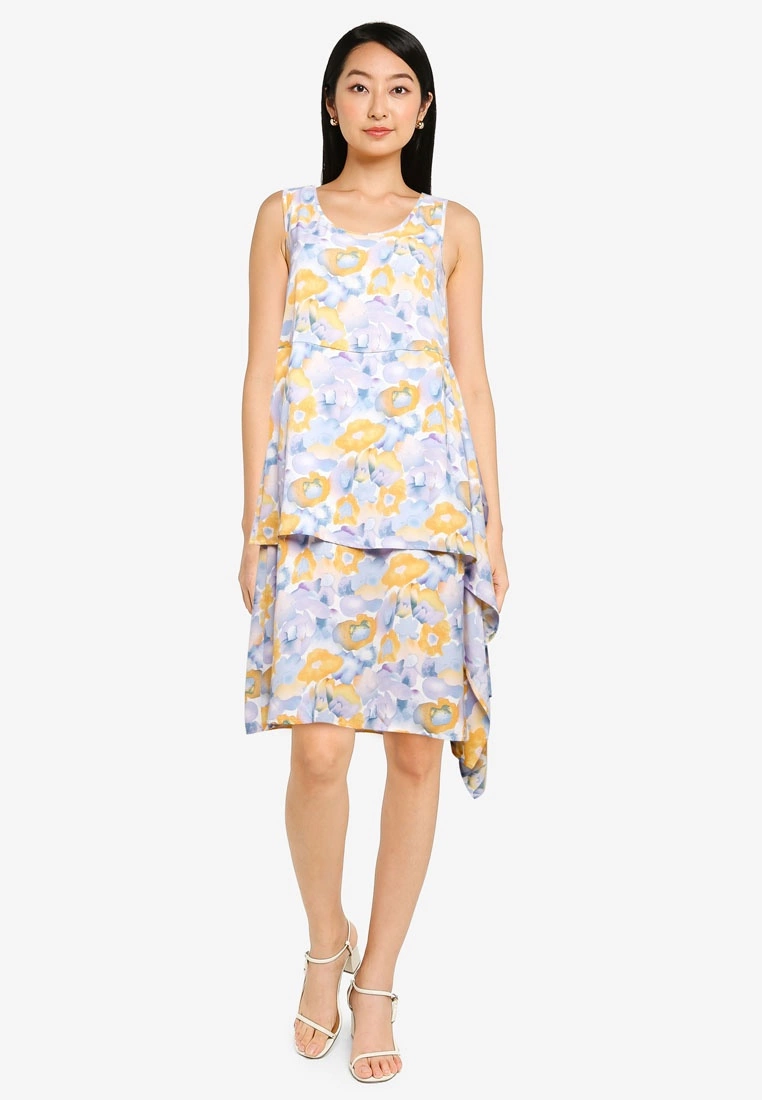 ZALORA BASICS Handkerchief Hem Dress - Billede 4