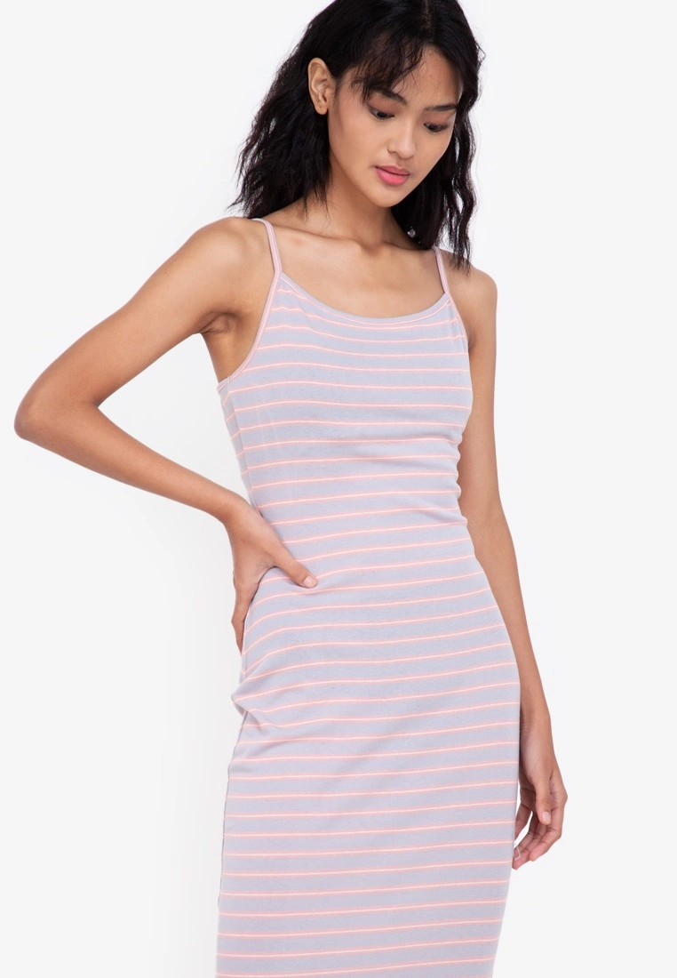 ZALORA BASICS Rib Midi Bodycon Dress - Billede 3