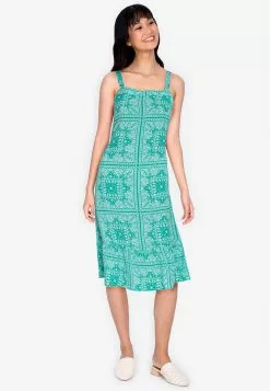 ZALORA BASICS Fluted Midi Dress