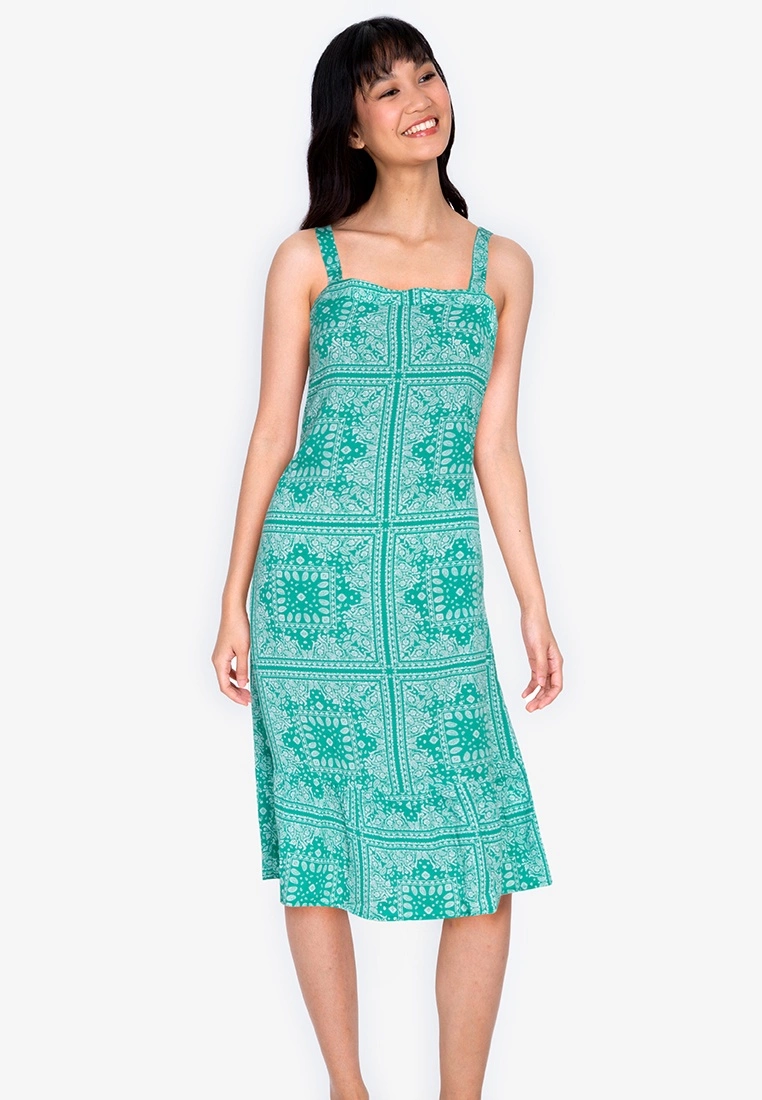 ZALORA BASICS Fluted Midi Dress - Billede 4