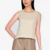 ZALORA BASICS Round Neck Sleeveless Top