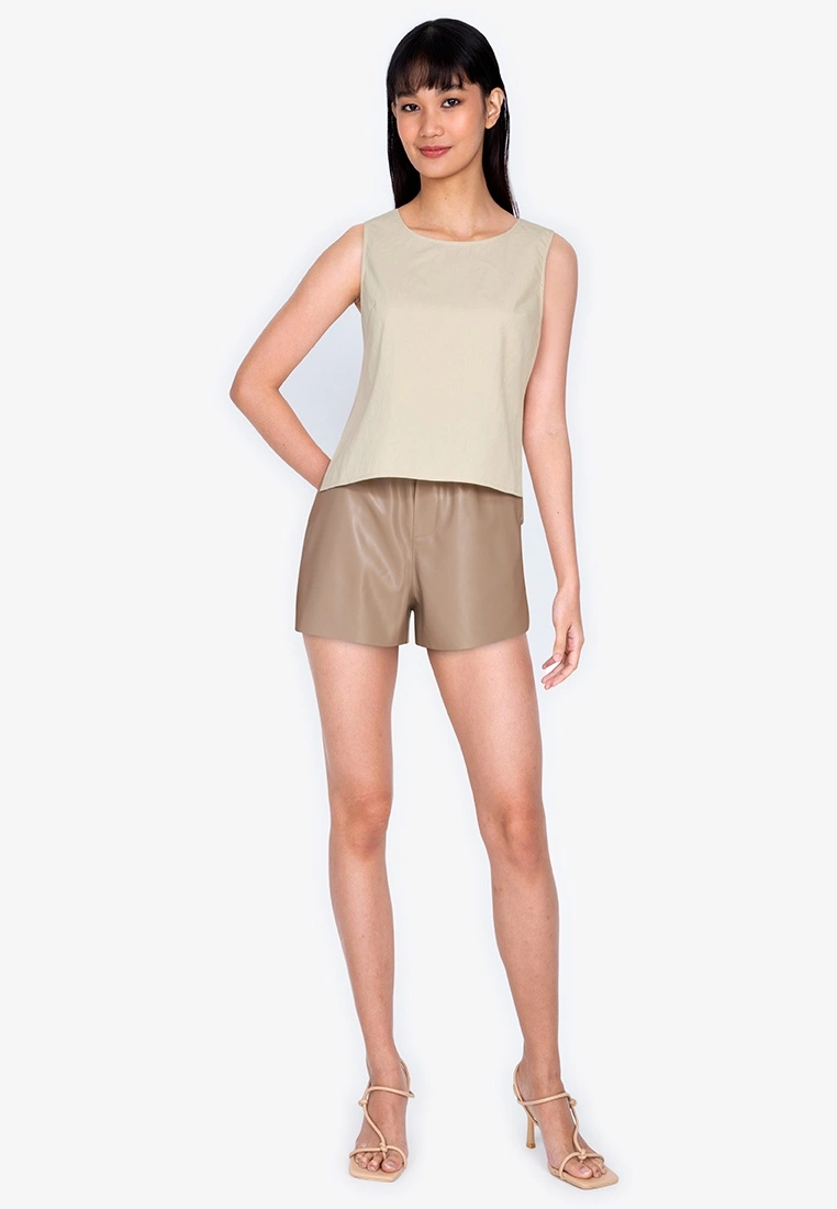 ZALORA BASICS Round Neck Sleeveless Top - Billede 4