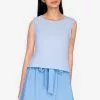 ZALORA BASICS Round Neck Sleeveless Top