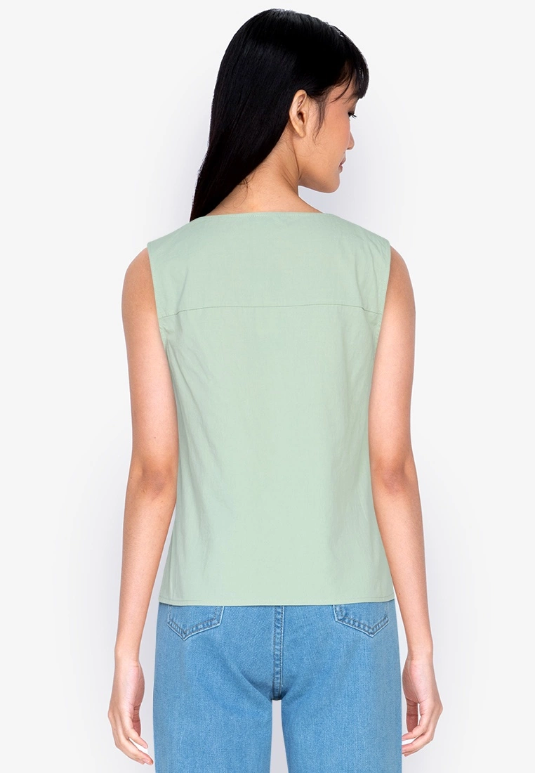 ZALORA BASICS Round Neck Sleeveless Top - Billede 2
